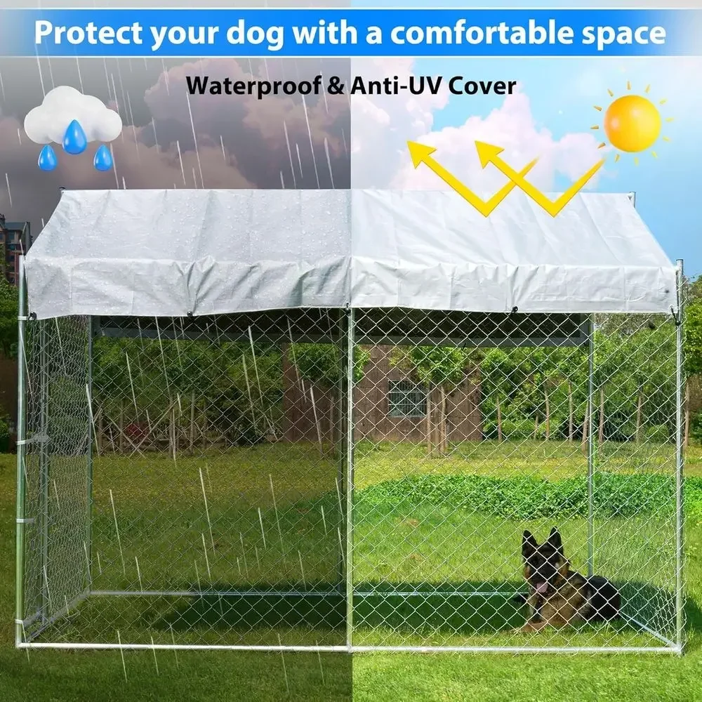 Sturdy 10x6x7.7ft Outdoor Dog  - Security Chain Door review and price