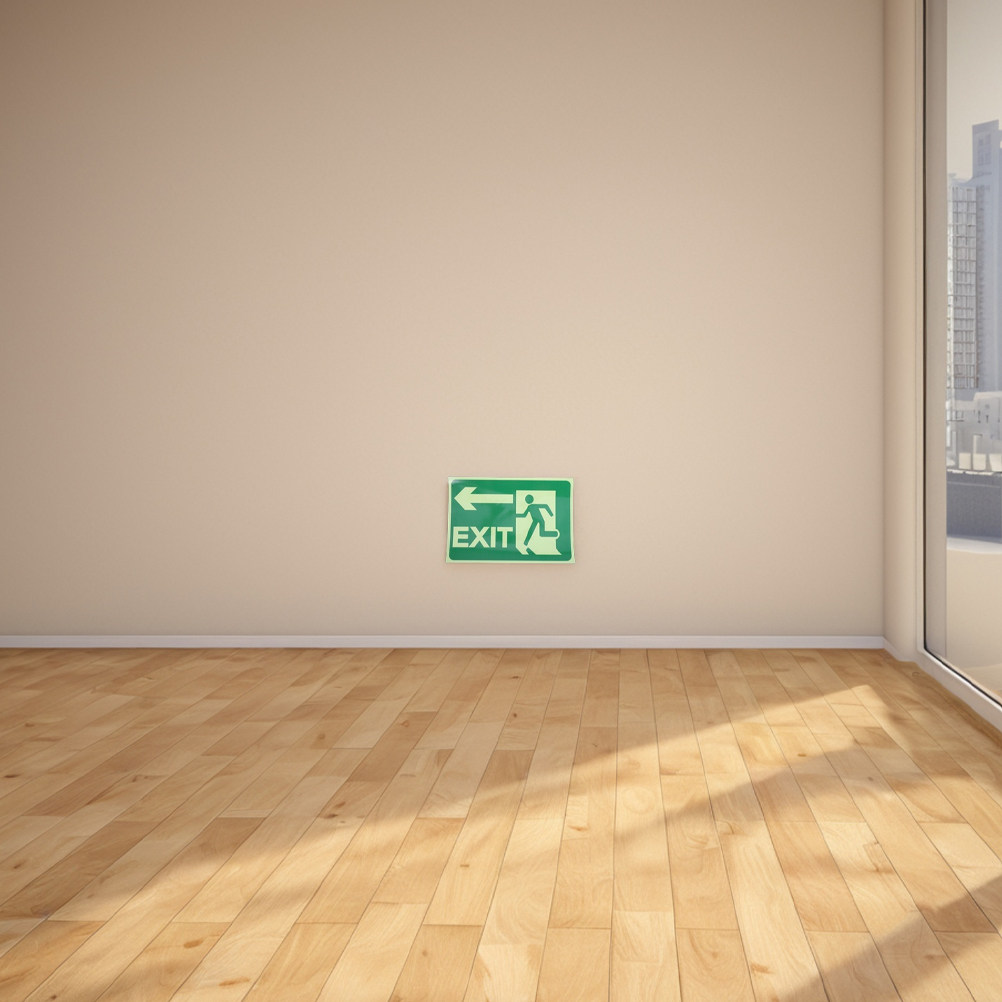 4Pcs Glow Exit Stickers Lumino - Emergency Exit Sign review and price