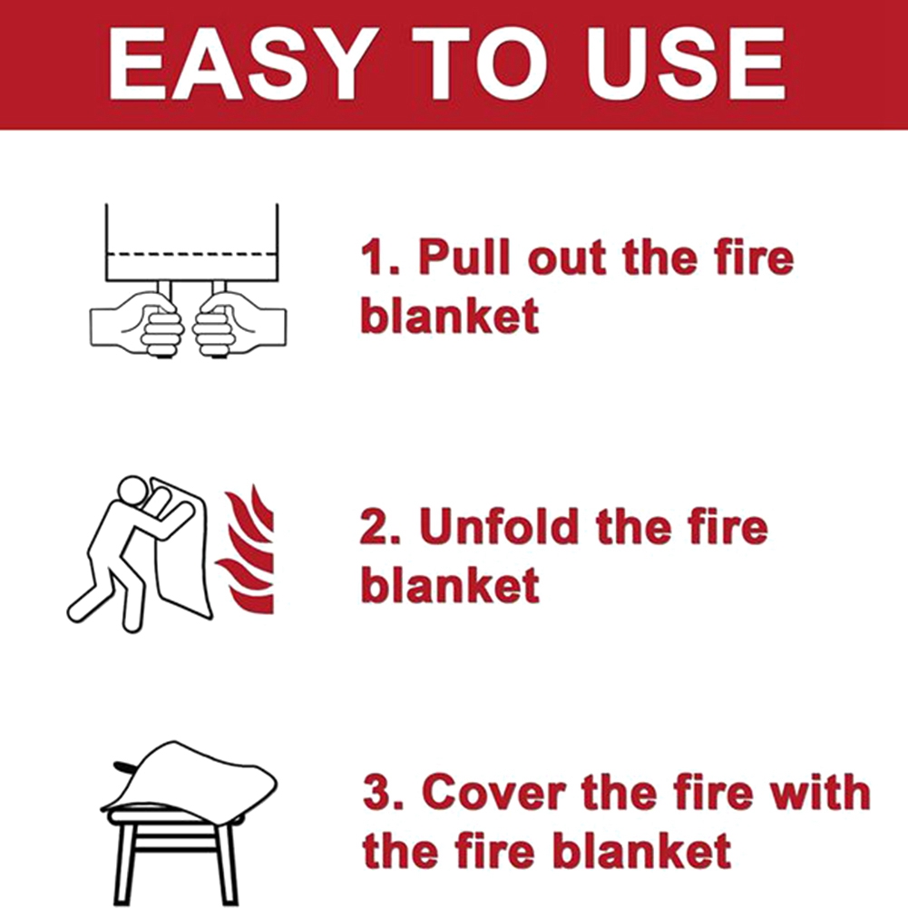 A40Z-Emergency Fire Blanket, F - Fire Blanket Kitchen review and price